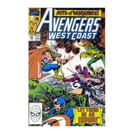 Avengers West Coast  Issue  55