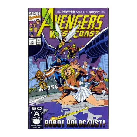 Avengers West Coast  Issue  68