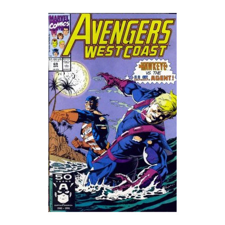 Avengers West Coast  Issue  69