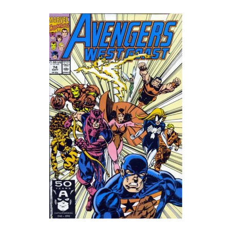 Avengers West Coast  Issue  74