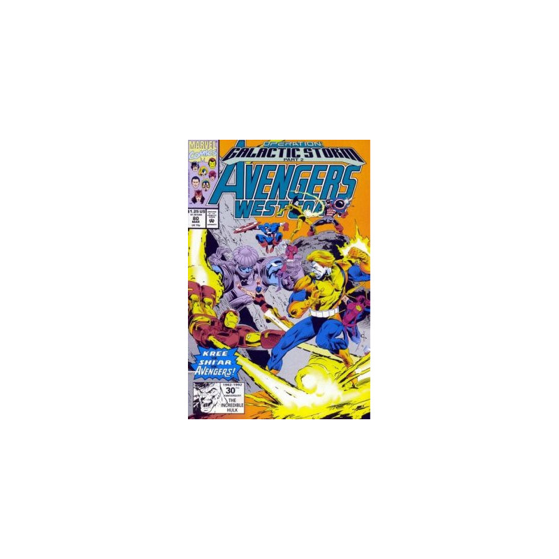 Avengers West Coast  Issue  80