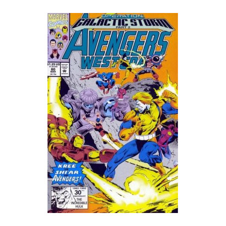 Avengers West Coast  Issue  80