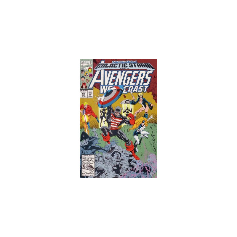 Avengers West Coast  Issue  81