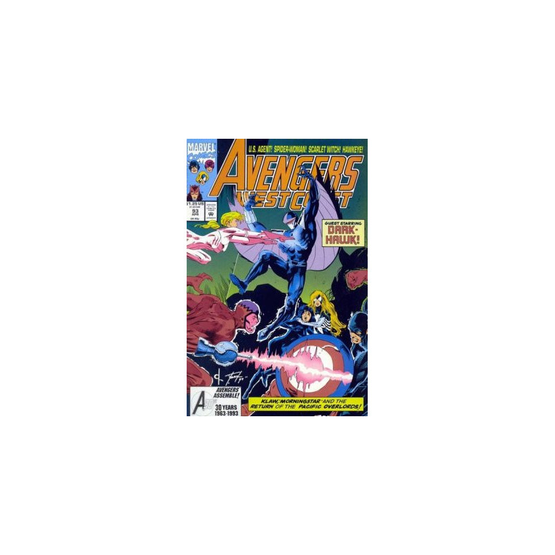Avengers West Coast  Issue  93