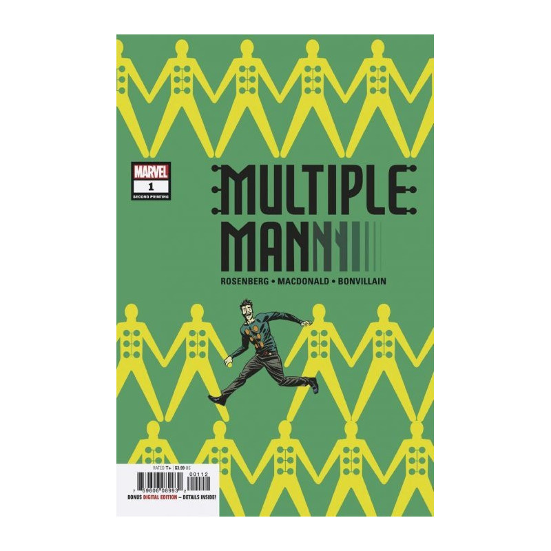 Multiple Man  Issue 1 - 2nd print Variant