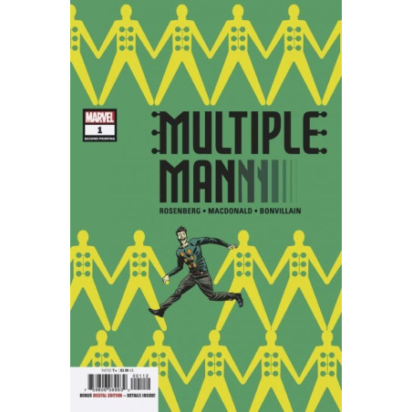 Multiple Man  Issue 1 - 2nd print Variant