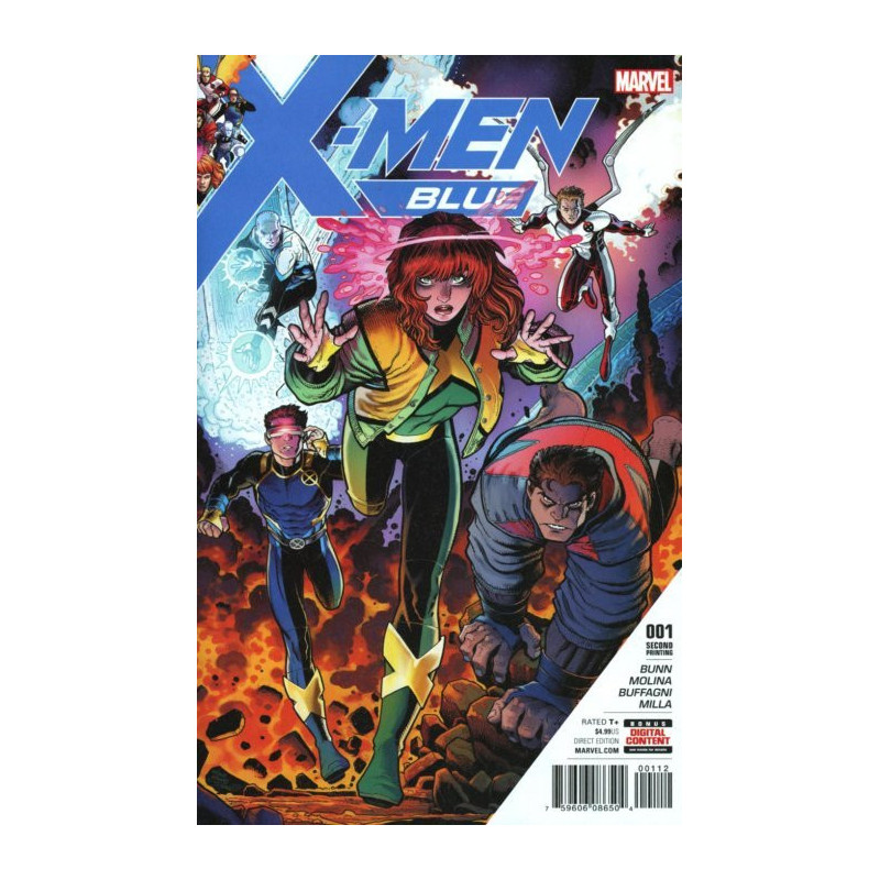 X-Men Blue  Issue  1 - 2nd Print