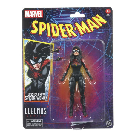 Marvel Legends Retro Series Spider-Man 6-inch Collectible Jessica Drew Spider-Woman