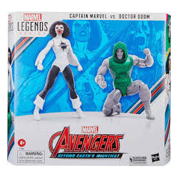 Marvel Legends Series 60th Anniversary 6-inch Captain Marvel vs Doctor Doom 2-pack