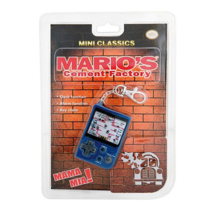 Nintendo Mini Classics - Mario's Cement Factory with Keychain