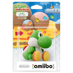 Nintendo Amiibo: Yoshi's Woolly World - Green Yarn Yoshi