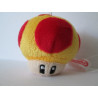 Super Mario Bros - Mushroom Keychain Red and Yellow