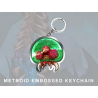 Metroid - Metroid Larva Embossed Keychain