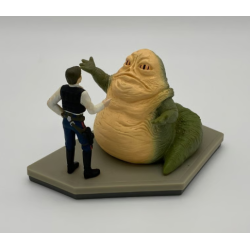 Star Wars: Han Solo and Jabba the Hutt 4 inch Figurine