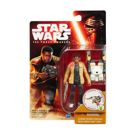 Star Wars the Force Awakens 3.75 Figure Desert Mission Finn (Jakku)