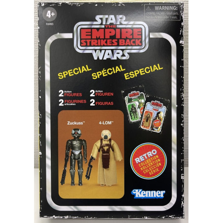 Star Wars Retro 3.75 Series 2-Pack 4-LOM and Zuckuss