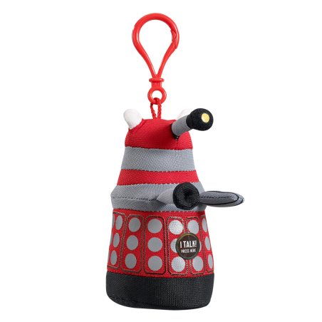 BBC - Doctor Who - Red Dalek Talking Plush Clip-On