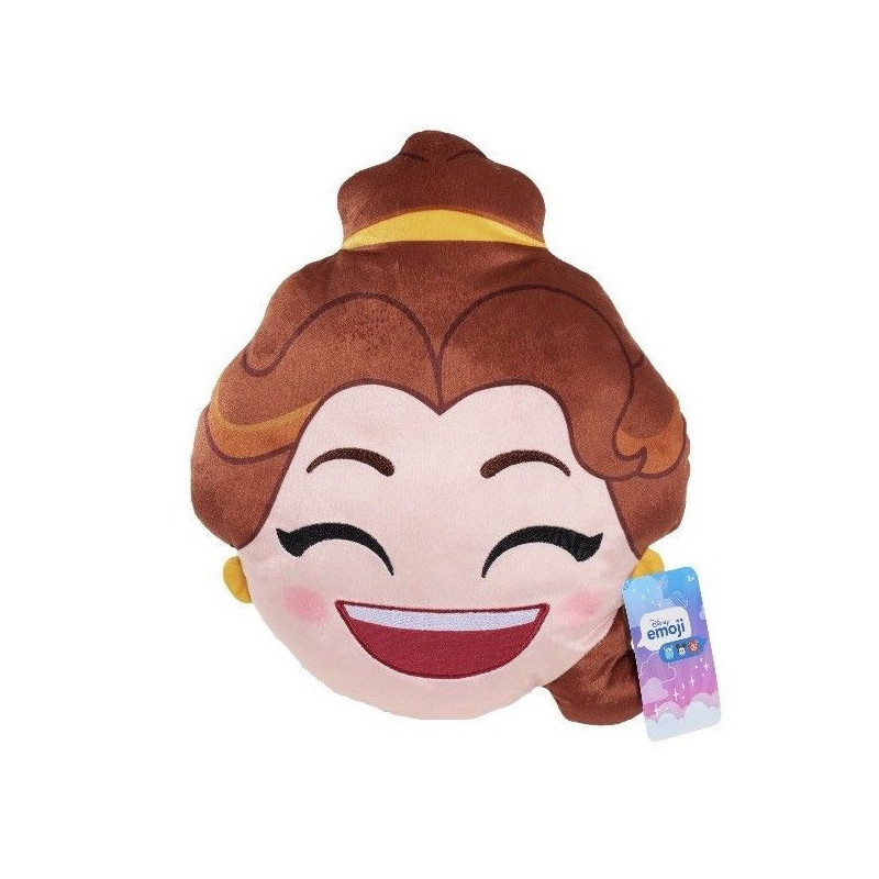 Disney Emoji - Large Belle (laughing) Plush Pillow