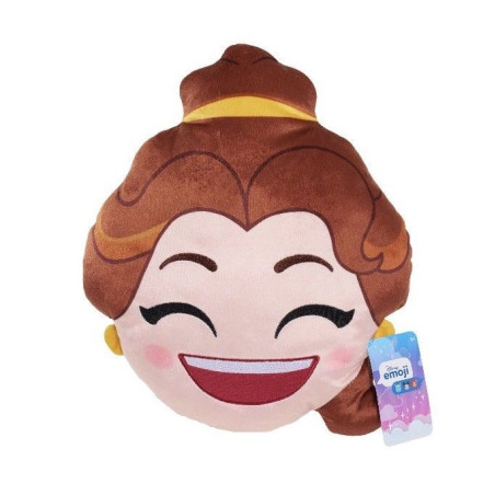 Disney Emoji - Large Belle (laughing) Plush Pillow