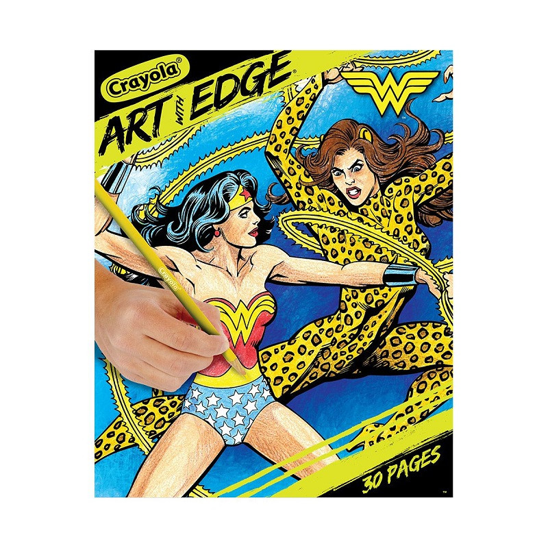 Crayola Art with Edge Wonder Woman Coloring Book