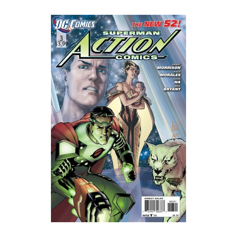 Action Comics Vol. 2 Issue  3b Variant