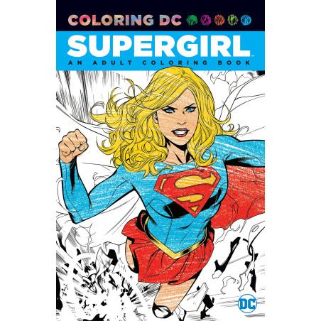 Coloring DC - Supergirl: An Adult Coloring Book