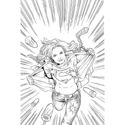 Coloring DC - Supergirl: An Adult Coloring Book