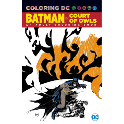 Coloring DC - Batman In Court of Owls An Adult Coloring Book