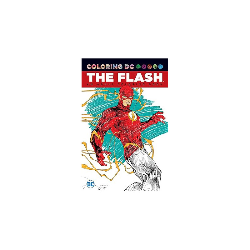 Coloring DC - The Flash: An Adult Coloring Book