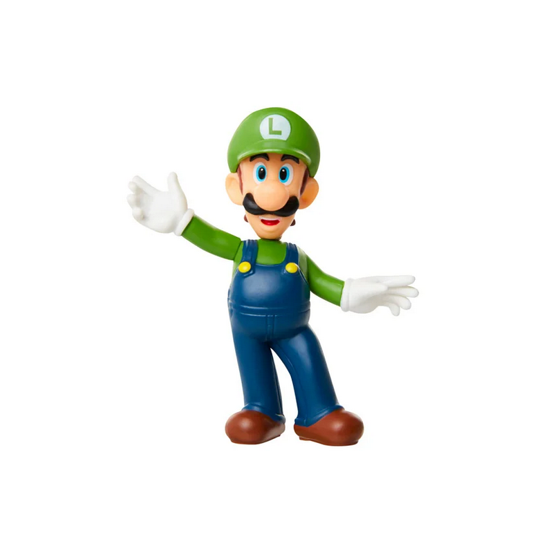 World of Nintendo - Super Mario - Luigi Spread Arms 2.5-inch Articulated Figure