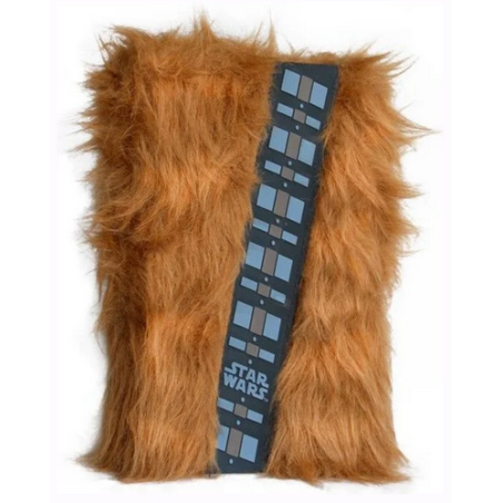 Star Wars Chewbacca Faux Fur Covered A5 Premium Journal