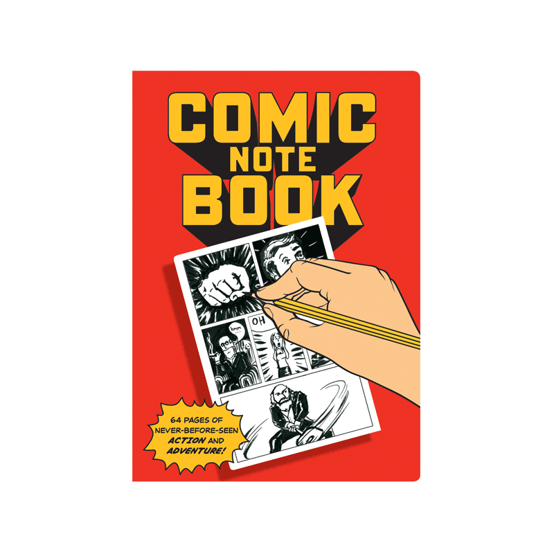Comic Book Passport Sized Notebook