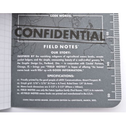 Field Notes: Classified Edition