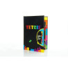 Tetris 140 Page Notebook with 7 Colored Sections