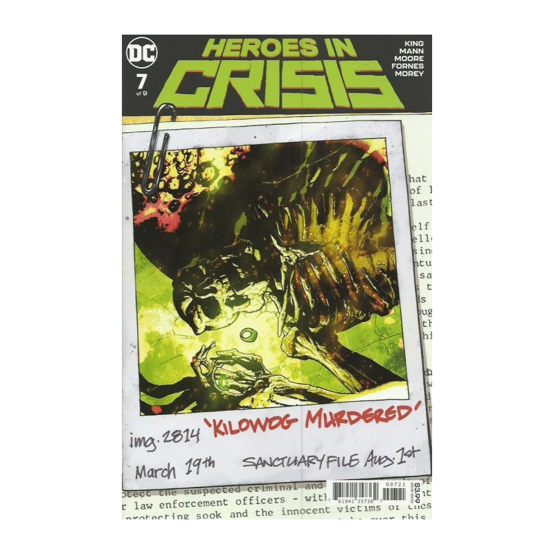 Heroes In Crisis Issue 7b Variant