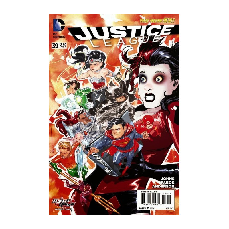 Justice League Vol. 2 Issue 39b Variant