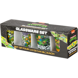 Teenage Mutant Ninja Turtles - Glassware Set - 4 Shot Glasses