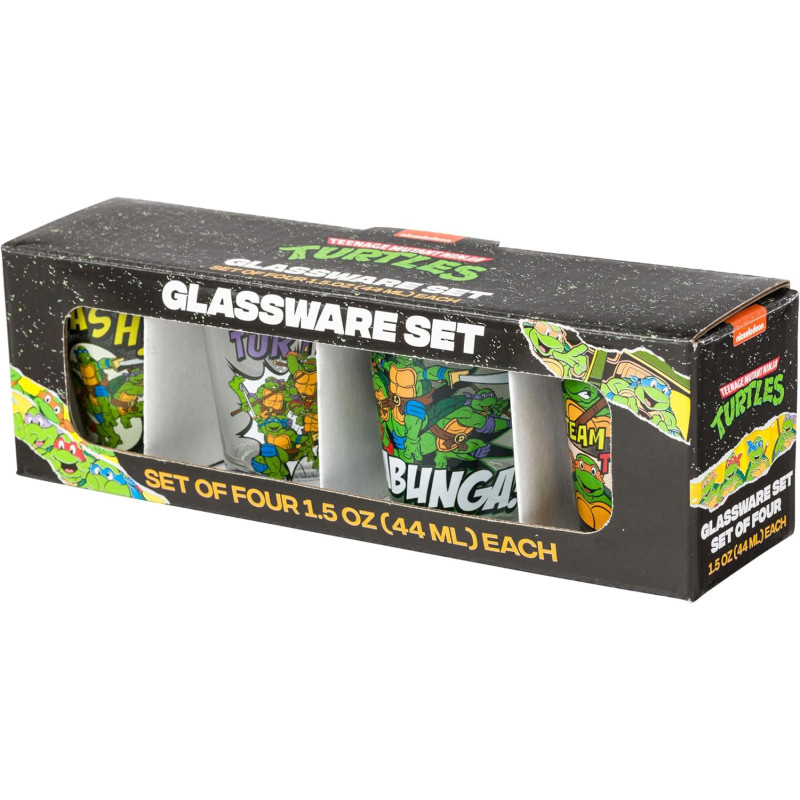 Teenage Mutant Ninja Turtles - Glassware Set - 4 Shot Glasses