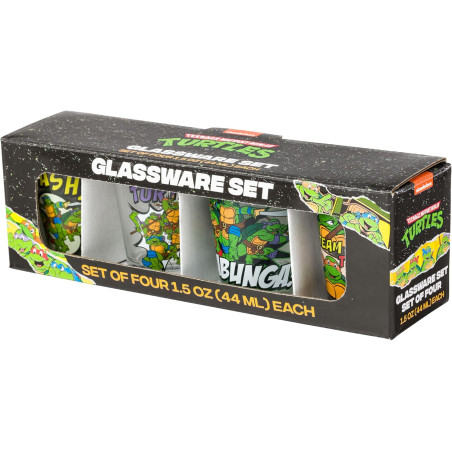 Teenage Mutant Ninja Turtles - Glassware Set - 4 Shot Glasses