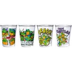 Teenage Mutant Ninja Turtles - Glassware Set - 4 Shot Glasses