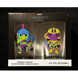 Marvel Neon Infinity Saga Glasses Set