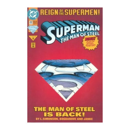 Superman: The Man of Steel  Issue  22
