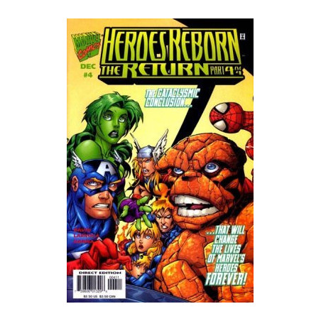 Heroes Reborn: The Return Mini Issue 4b Variant
