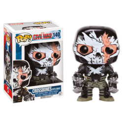 Funko Pop! Marvel  140: Captain America Civil War - Crossbones with Battle DamageLimited Edition