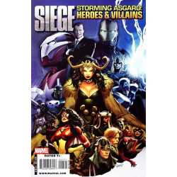 Siege: Storming Asgard  - Heroes and Villains One-Shot Issue 1b Variant