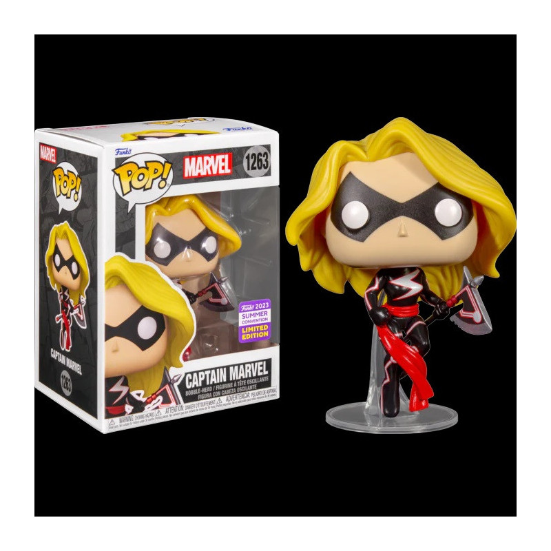 Funko Pop! Marvel 1263: Captain Marvel Summer Convention Exclusive
