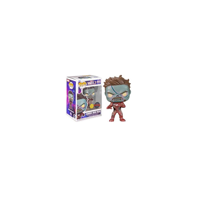 Funko Pop! Marvel  944: What If - Zombie Iron Man GITD Limited Edition