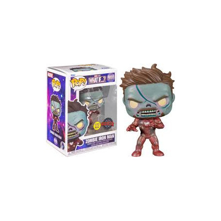 Funko Pop! Marvel  944: What If - Zombie Iron Man GITD Limited Edition