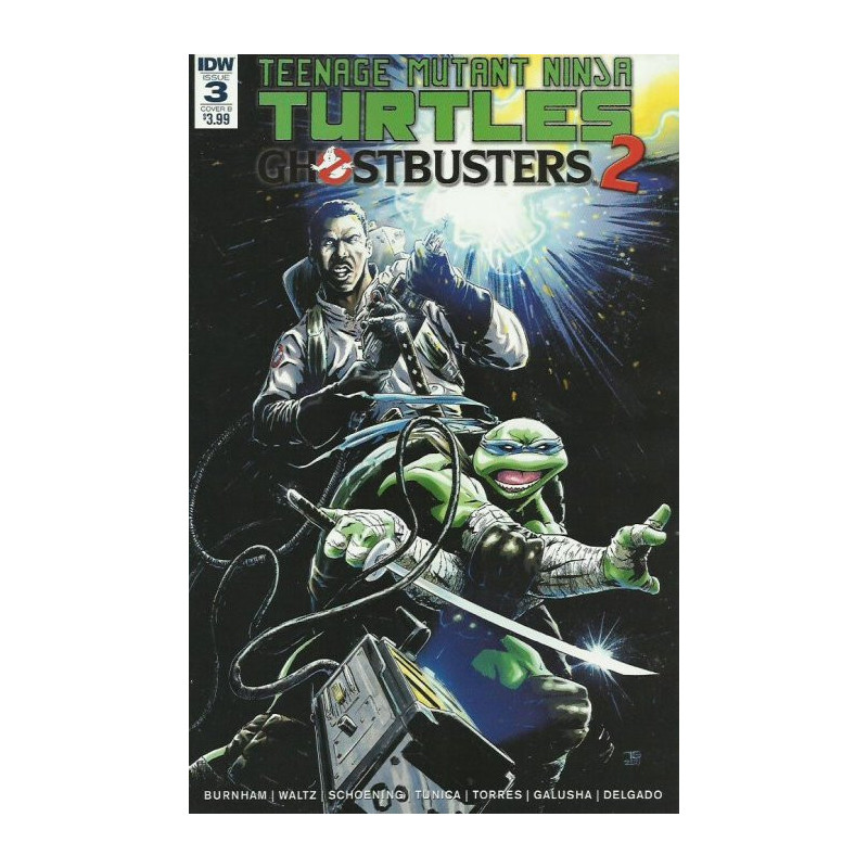 Teenage Mutant Ninja Turtles / Ghostbusters II Vol. 2 Issue 3b Variant