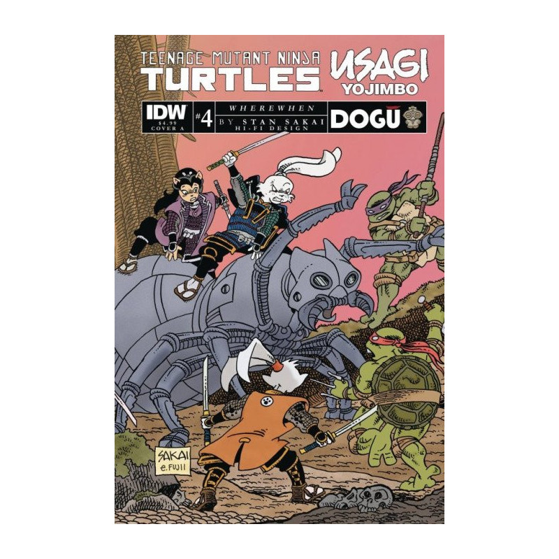 Teenage Mutant Ninja Turtles / Usagi Yojimbo: WhereWhen  Issue 4